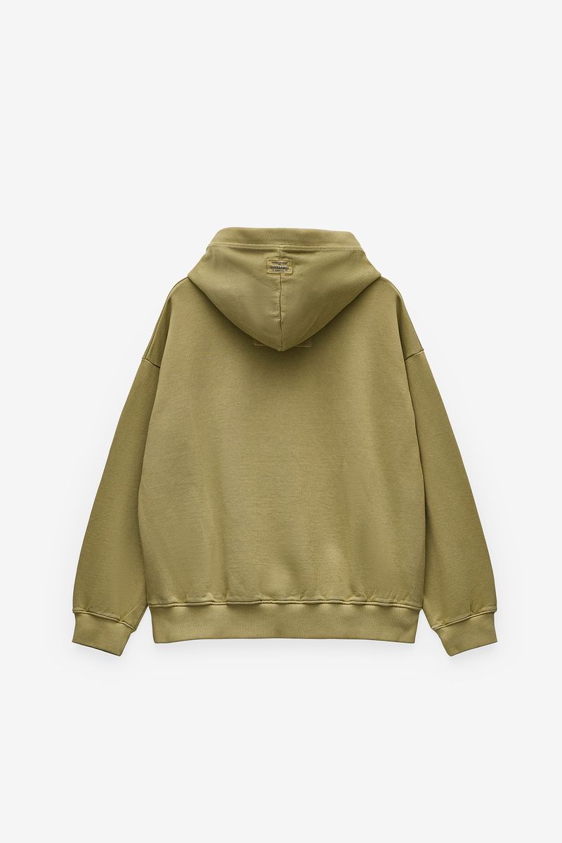 SWEATSHIRT COM CAPUZ COM BORDADO QUEBRAMAR