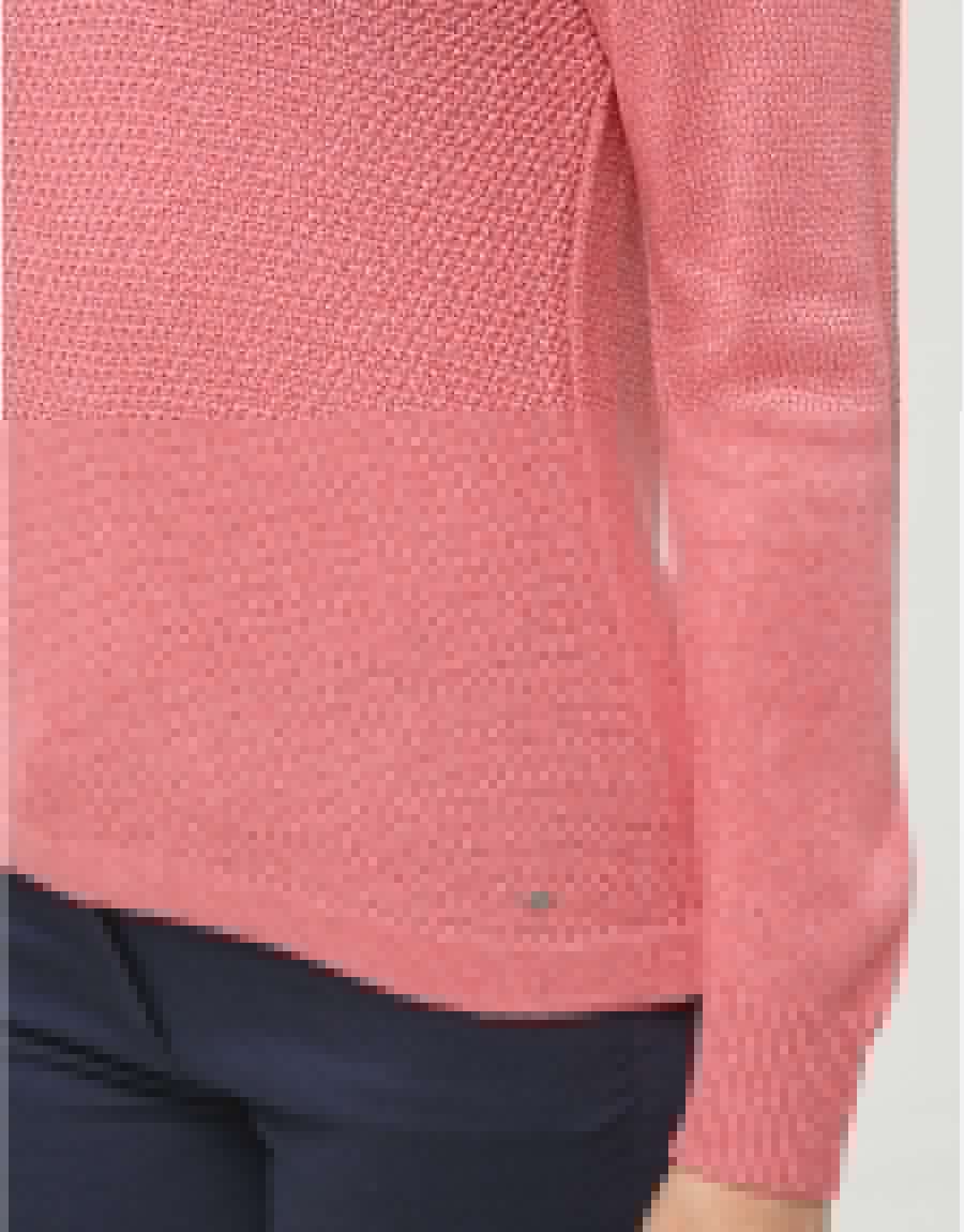 Pull maille corail irisé