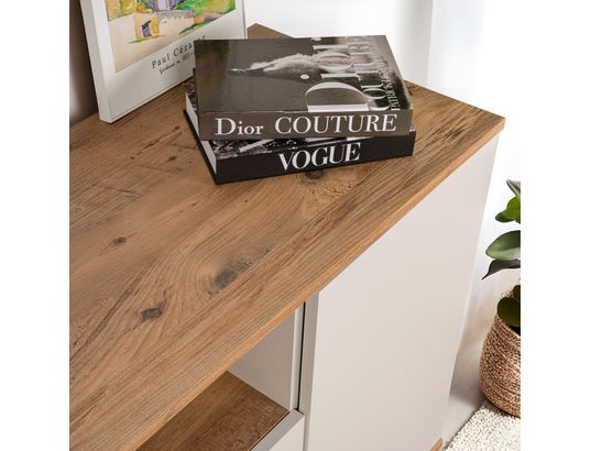 CONCEPT1 - Bahut Arista cachemire pin atlantique 180 x 44,5 x 75cm
