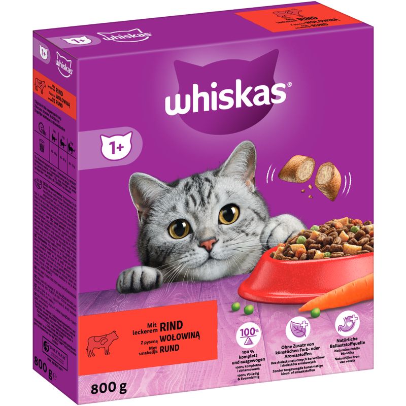 Whiskas 1+ Adult, bœuf