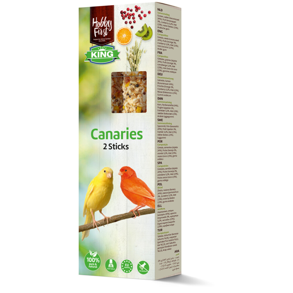 HobbyFirst King Sticks Kanarie Fruit60 gr