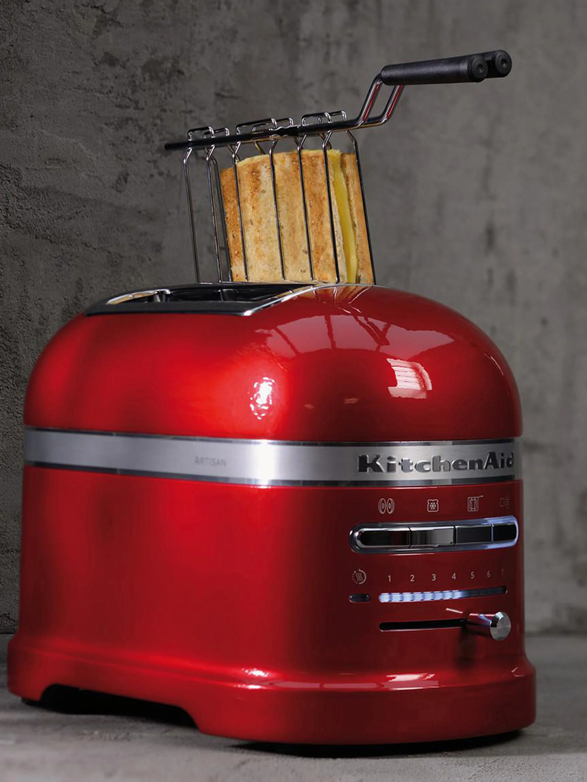 2-slice toaster Artisan met sandwichtang