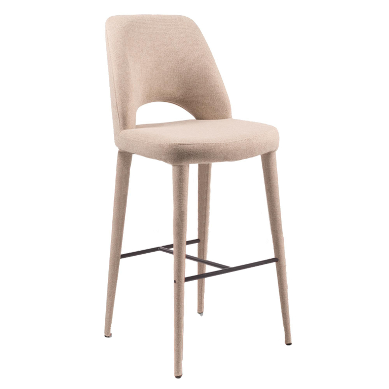 POLSPOTTEN Holy barkruk fabric ecru