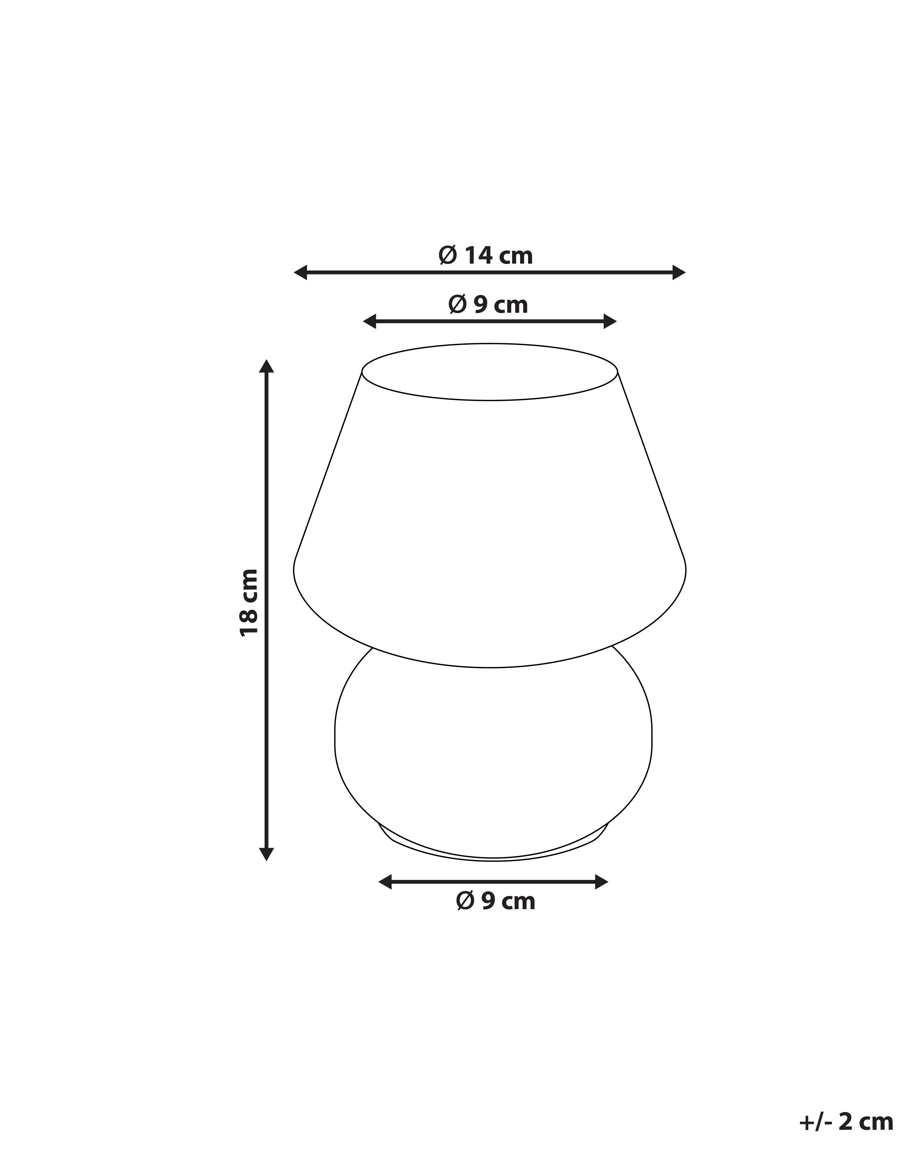 Tafellamp LOBO Glas Wit