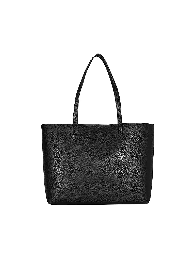 TORY BURCH Ledertasche - Shopper MCGRAW  schwarz