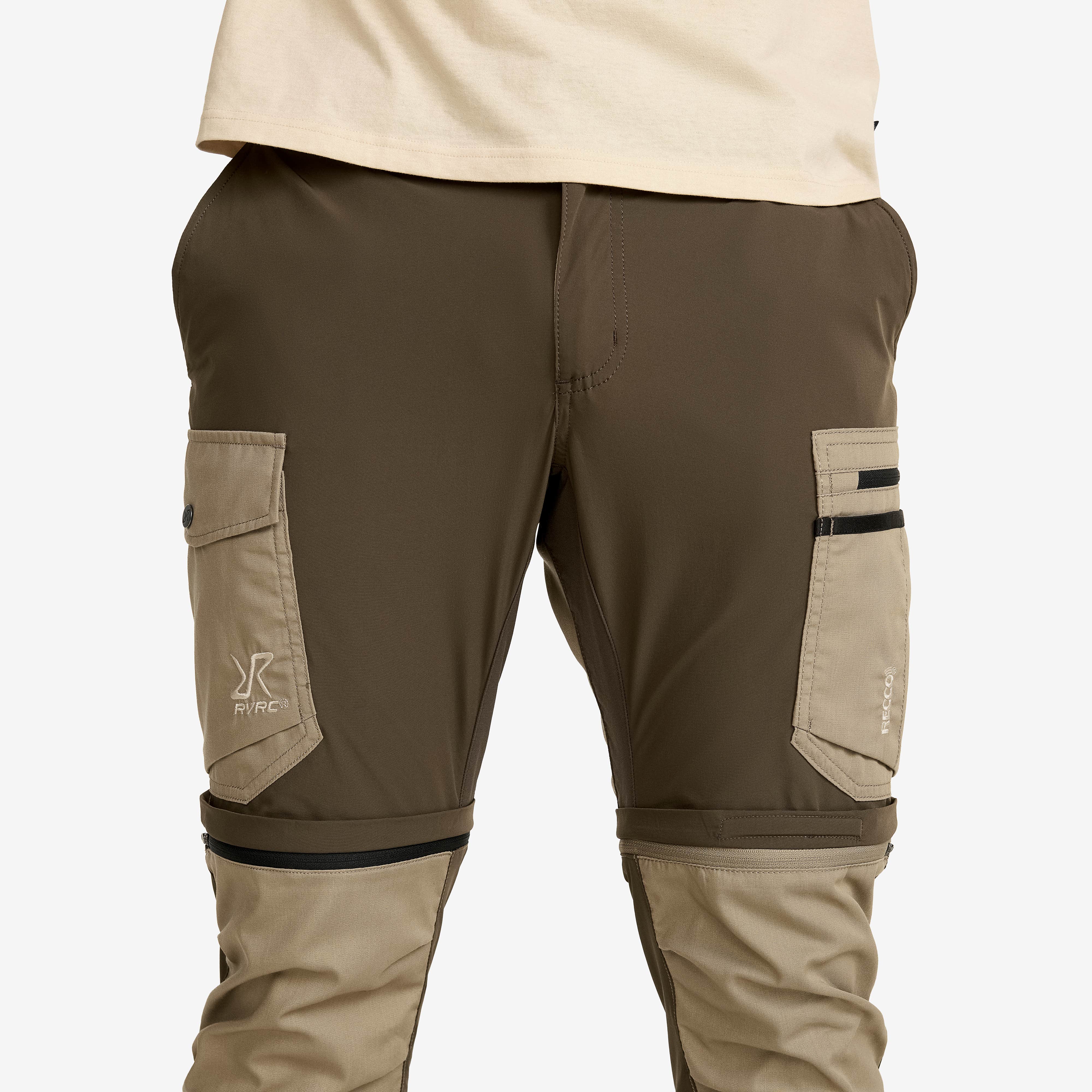 Rambler Lightweight Zip-off Pants Herre Mud/Brindle
