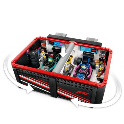 LEGO City 60444 F1-verksted med Mercedes-AMG og Alpine