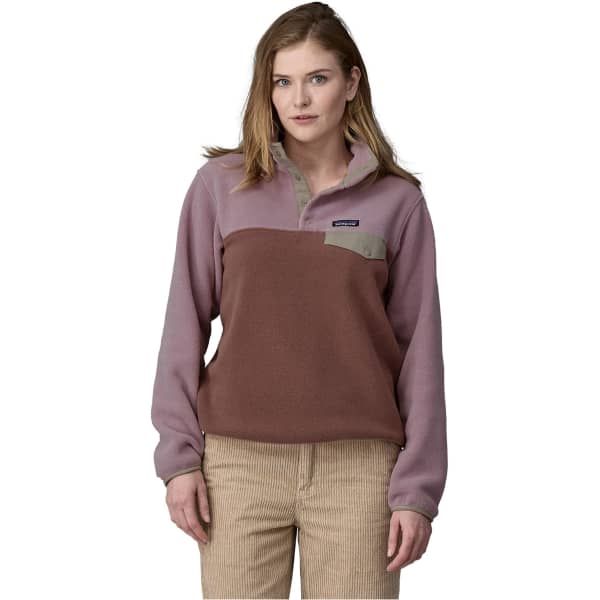 Sweat polaire PATAGONIA W'S LW SYNCH SNAP-T P/O DULSE MAUVE