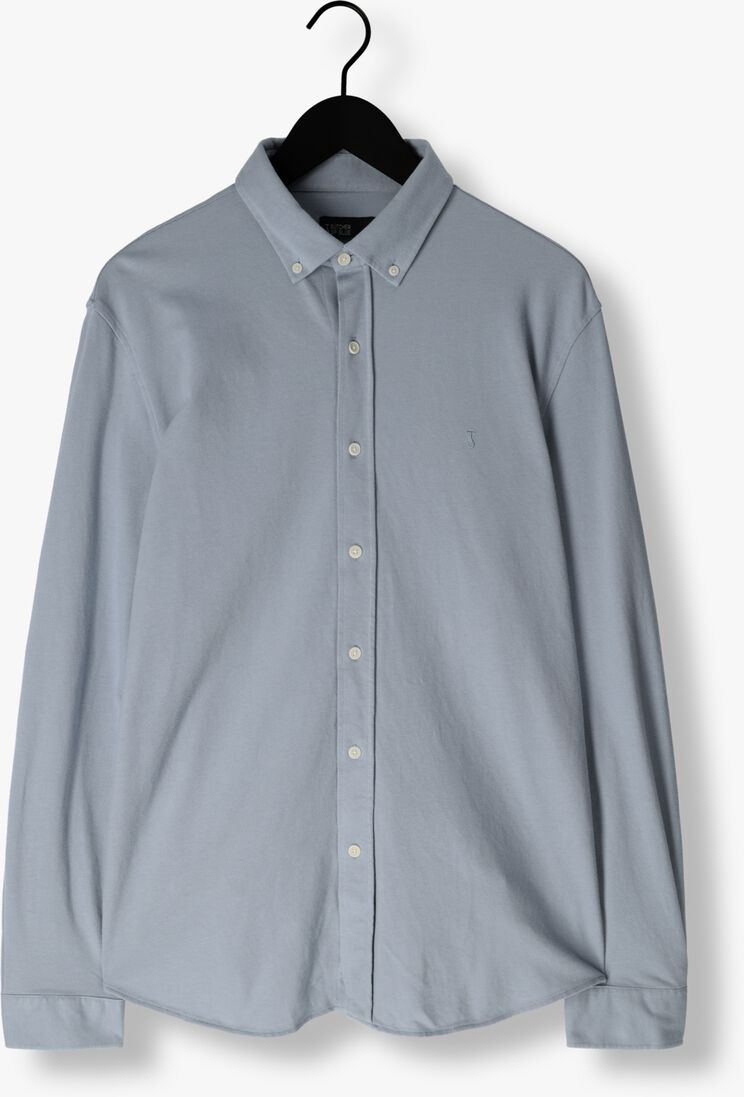 BUTCHER OF BLUE lichtblauwe butcher of blue overshirt robbins clean pique shirt