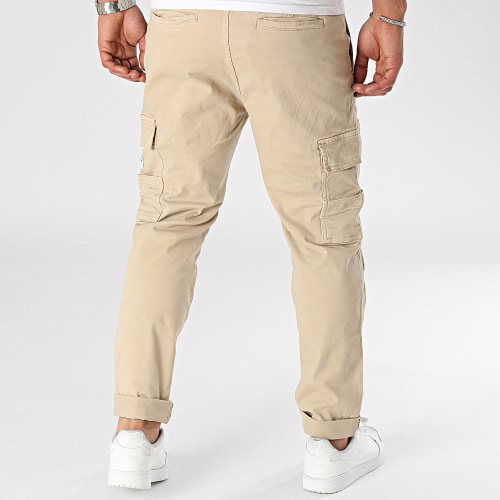 Pantalon Cargo 03V7056M Beige Clair