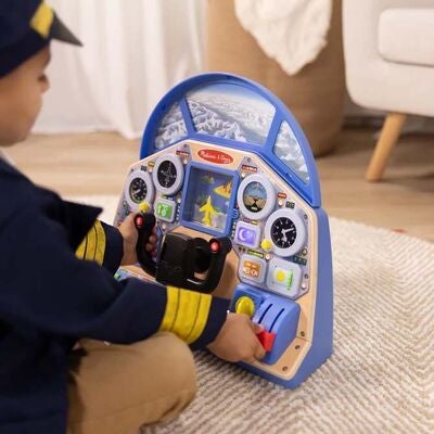 Melissa & Doug Jet Pilot Interaktivt Instrumentbrett