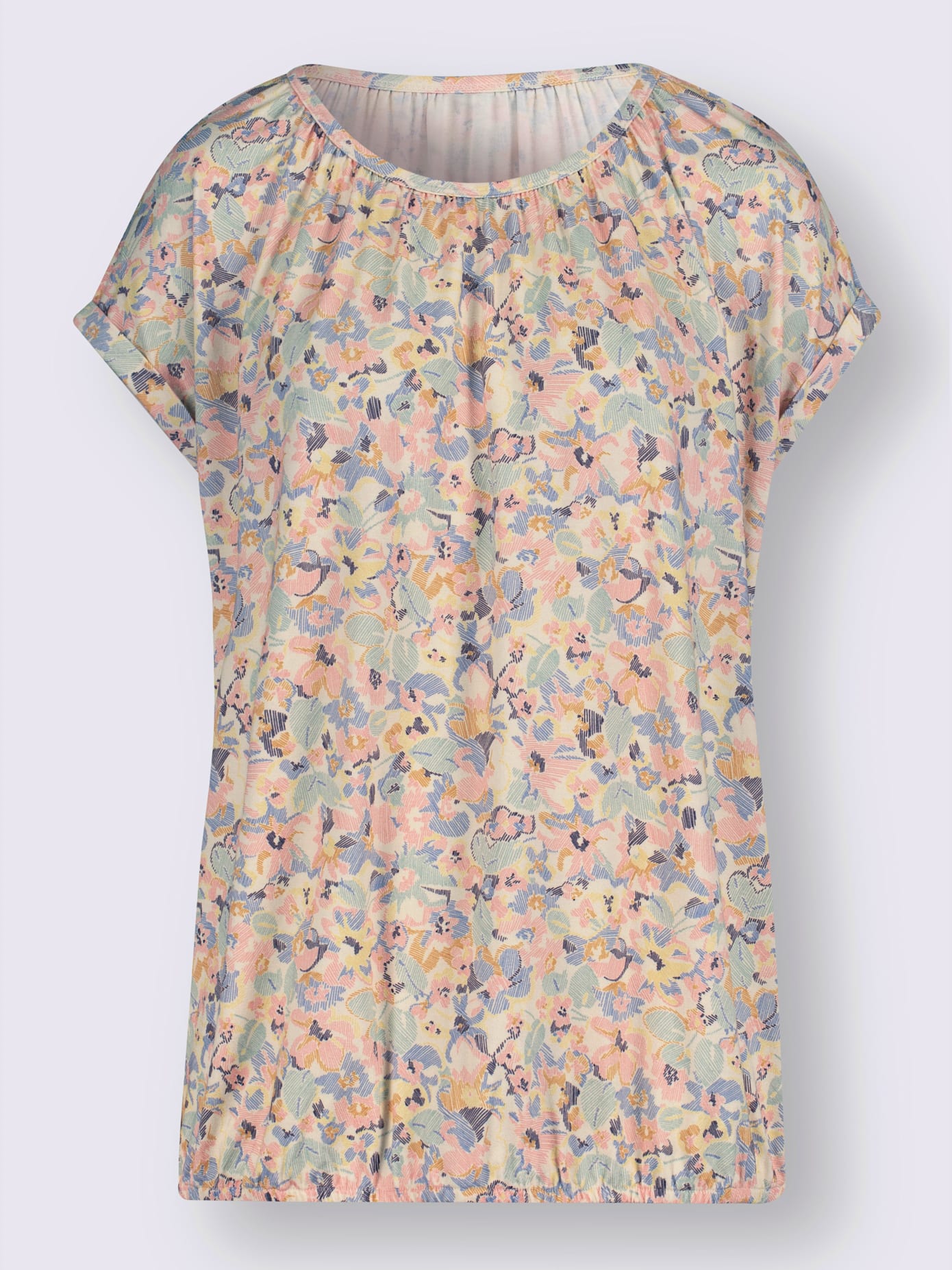 T-shirt imprimé coupe affinante