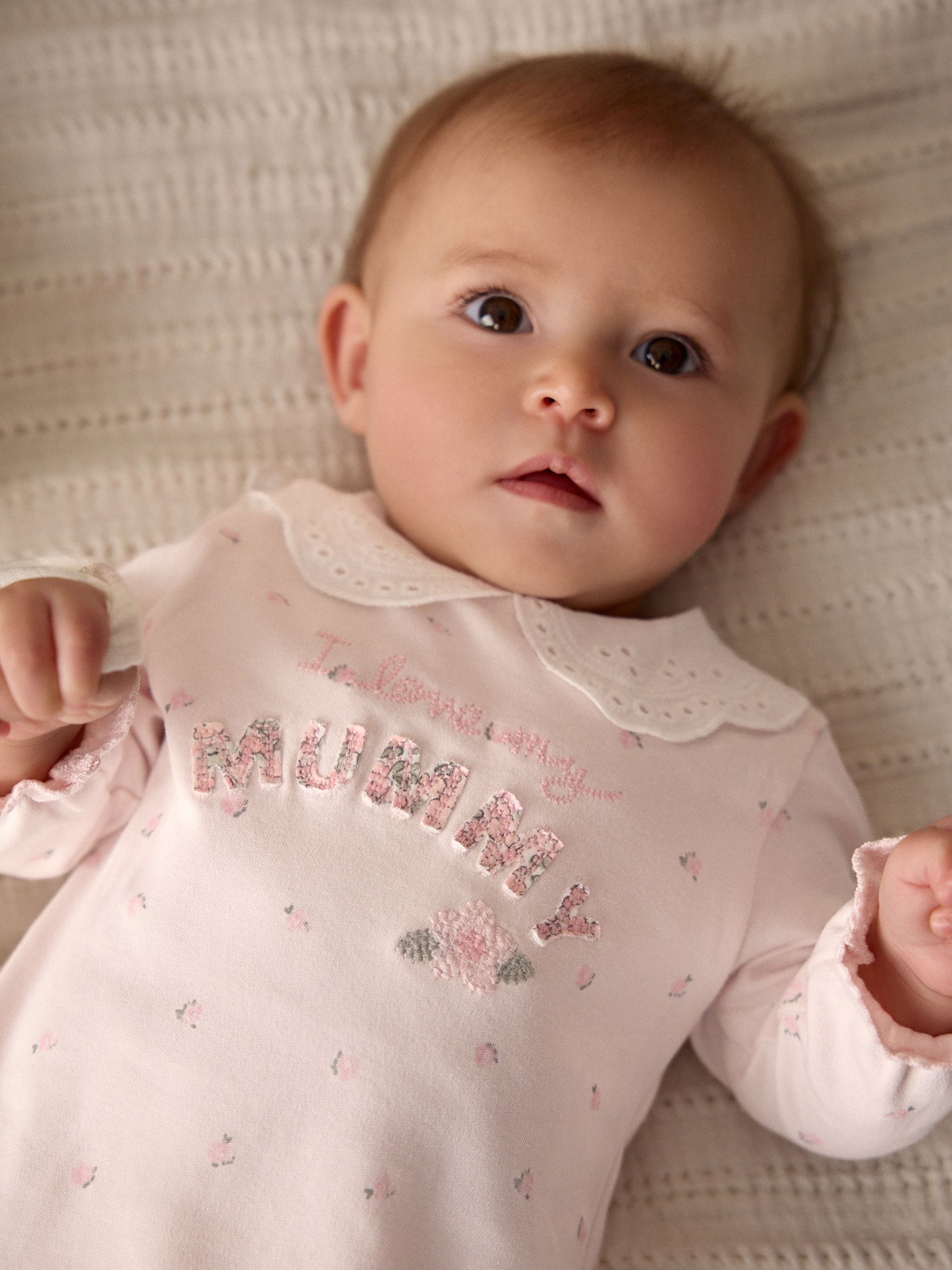 Roze Mummy - Baby Family 100% katoenen slaappak (0 - 2 jr)