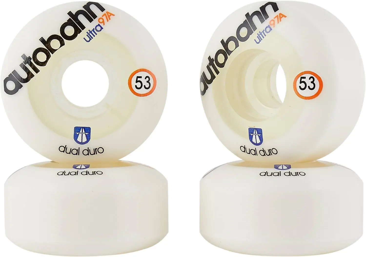 Autobahn Dual Duro Ultra Classic 97A Skateboard Hjul 4-Pak
