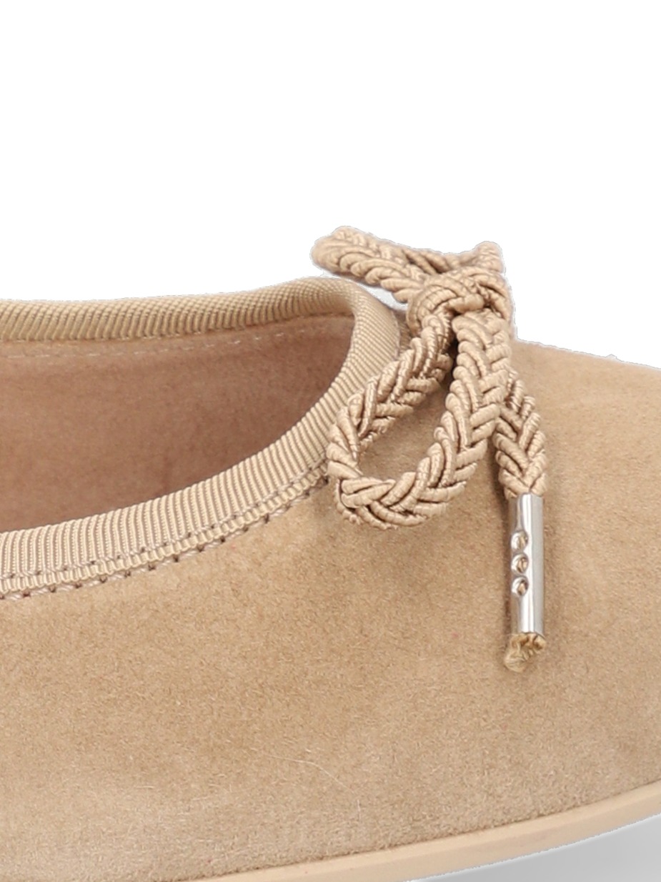 Veloursleder Ballerina