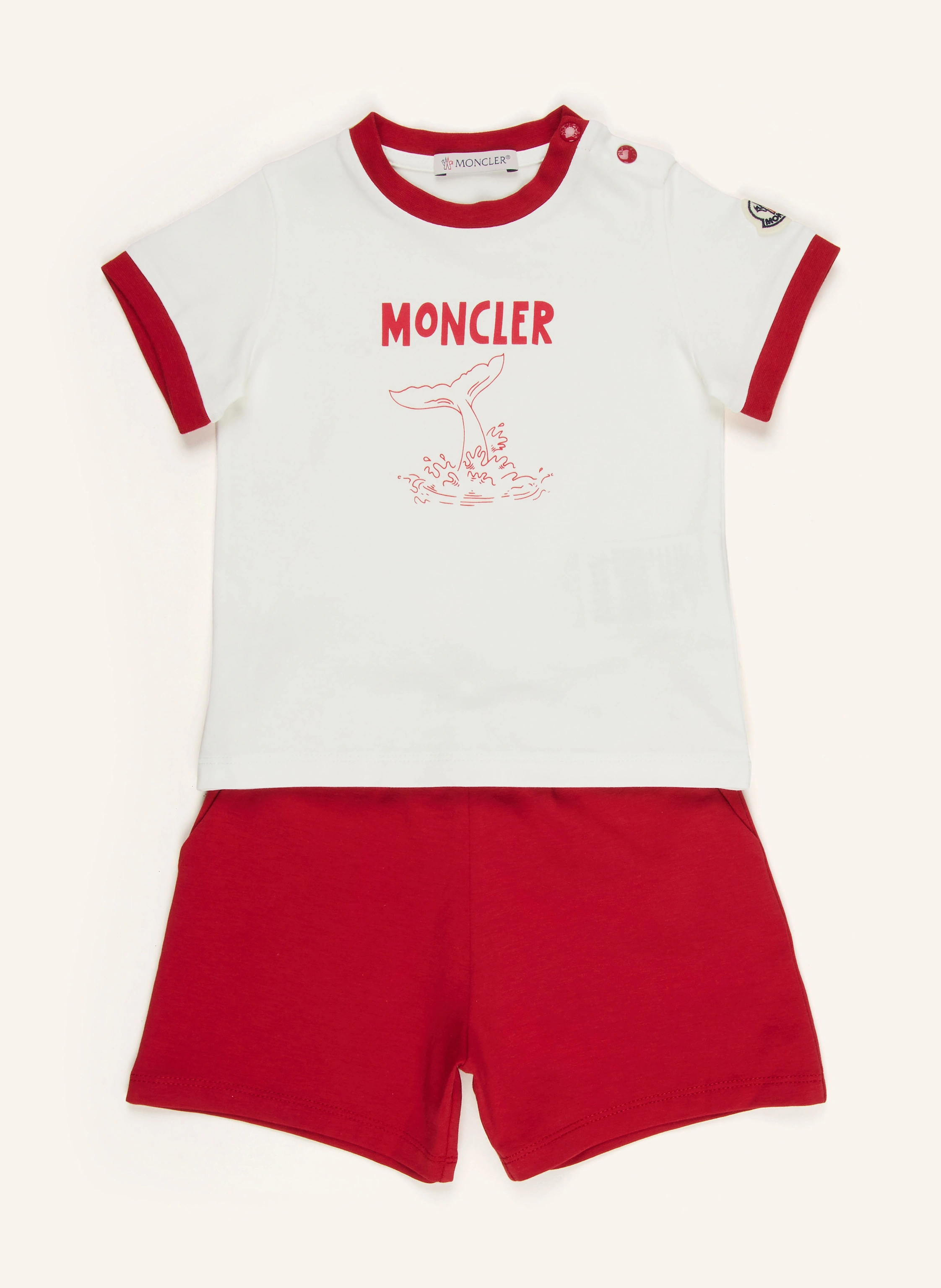 MONCLER enfant Set: T-Shirt und Shorts