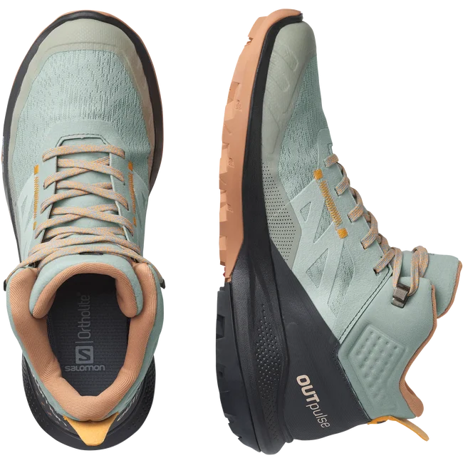 OUTPULSE MID GORE-TEX  Hikingschuhe Damen WroughtIron/Ebony/BlazingOrange
