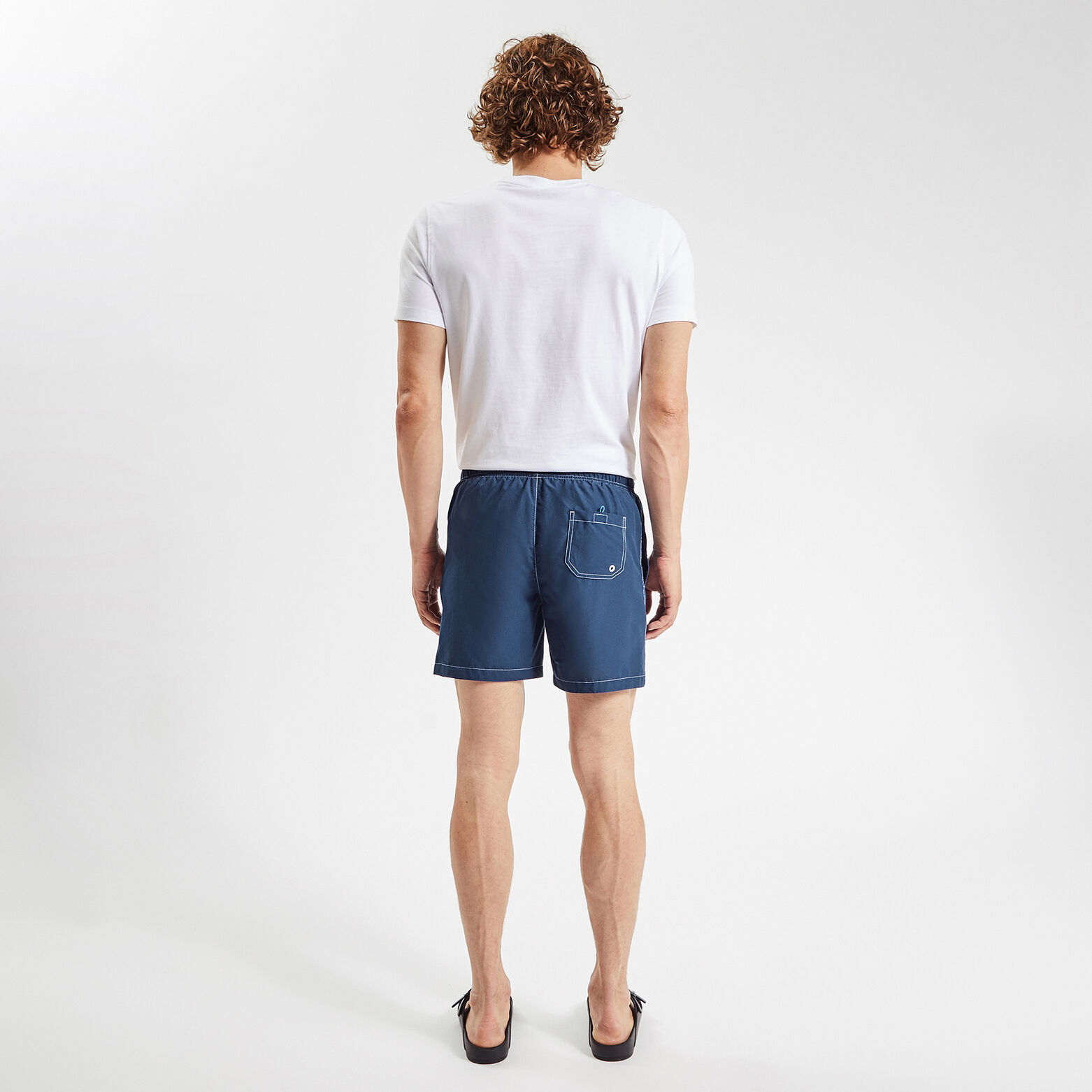 Maillot de bain uni Bleu foncé