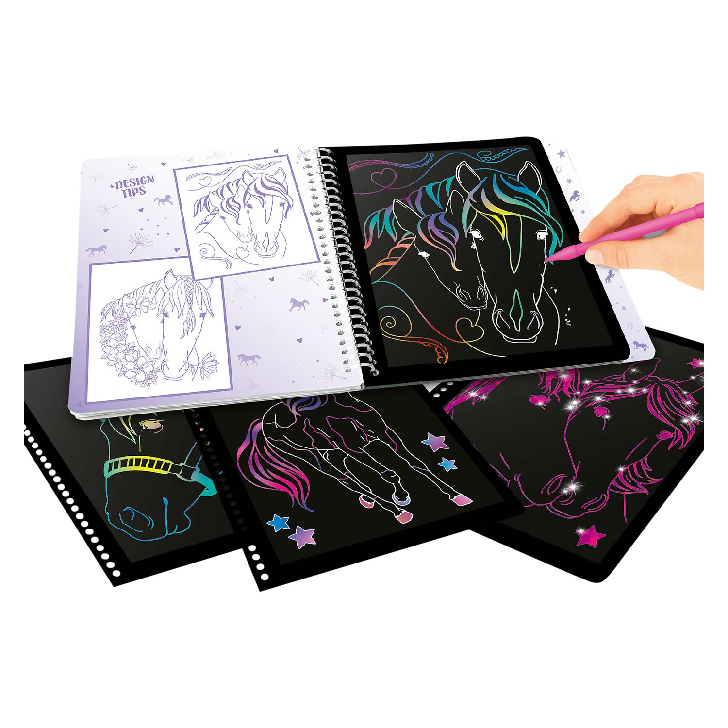 Miss Melody Magic Scratch Book