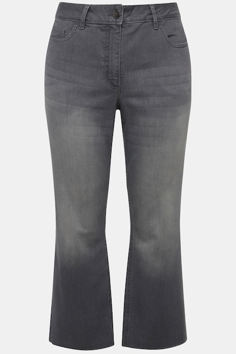 7/8-Jeans Claire, Stretchkomfort, geschnittener Saum, 5-Pocket