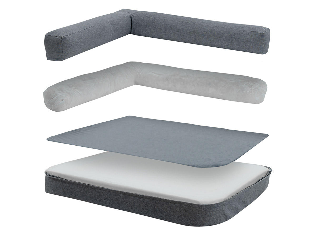 Madison 80 x 60 Royal grey hondenmand