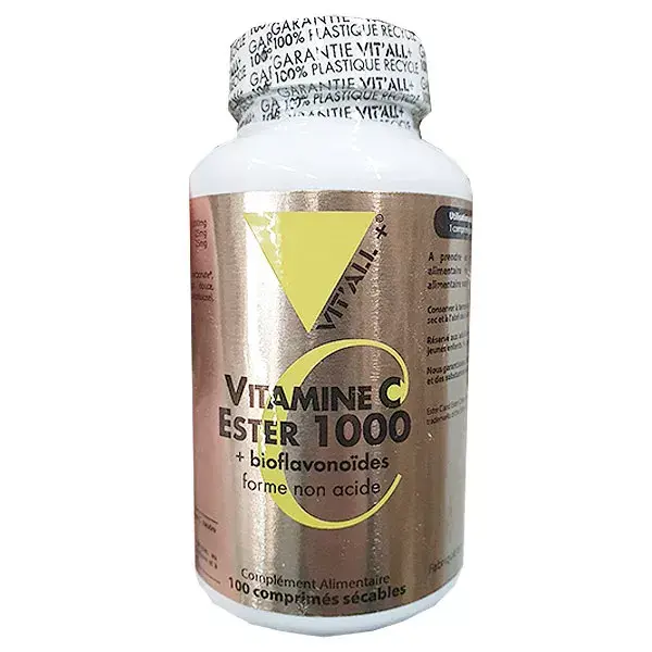 Vit'all+ Vitamina C Ester 1000 - 100 comprimidos sulcados