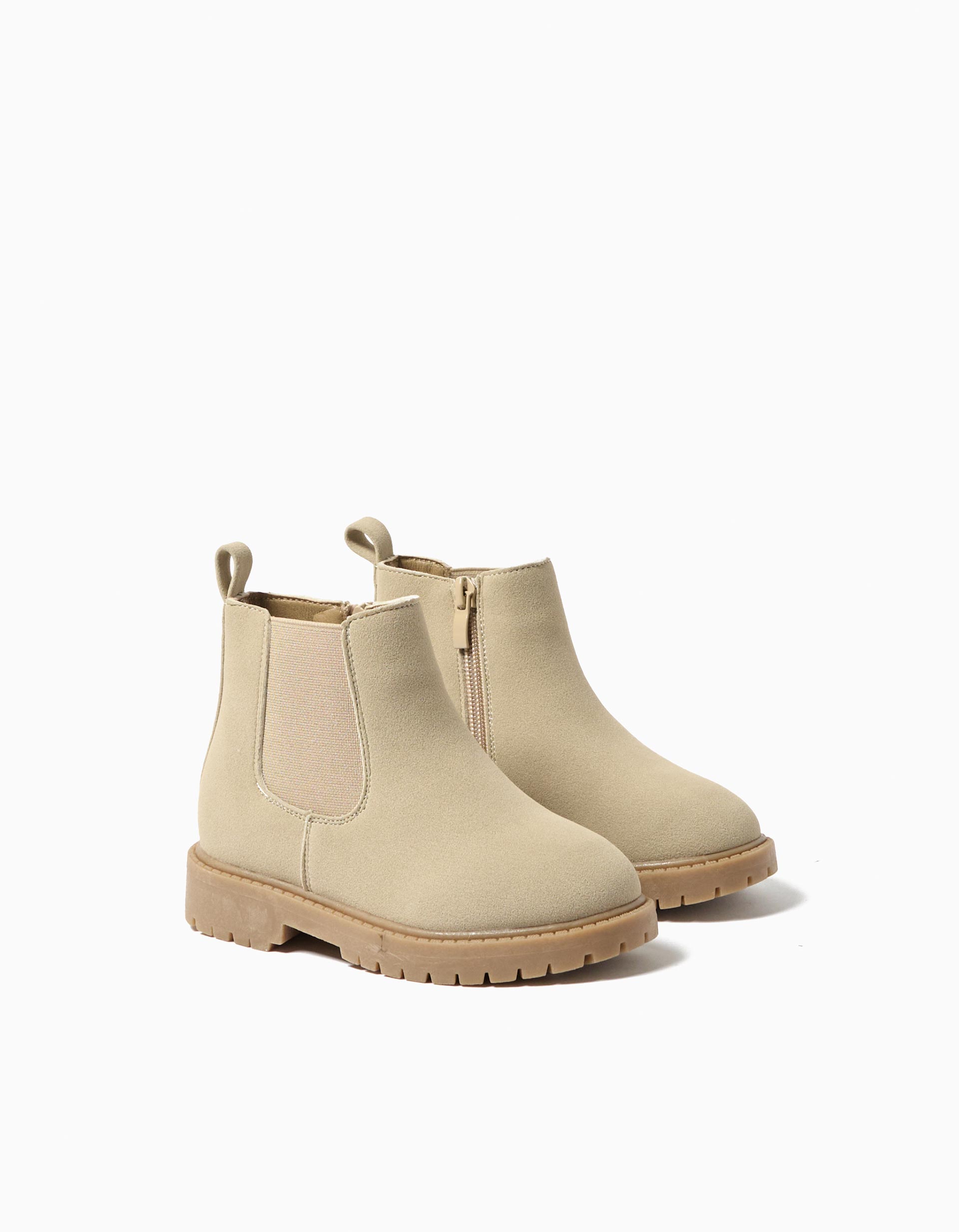 Botas, Menina, Bege
