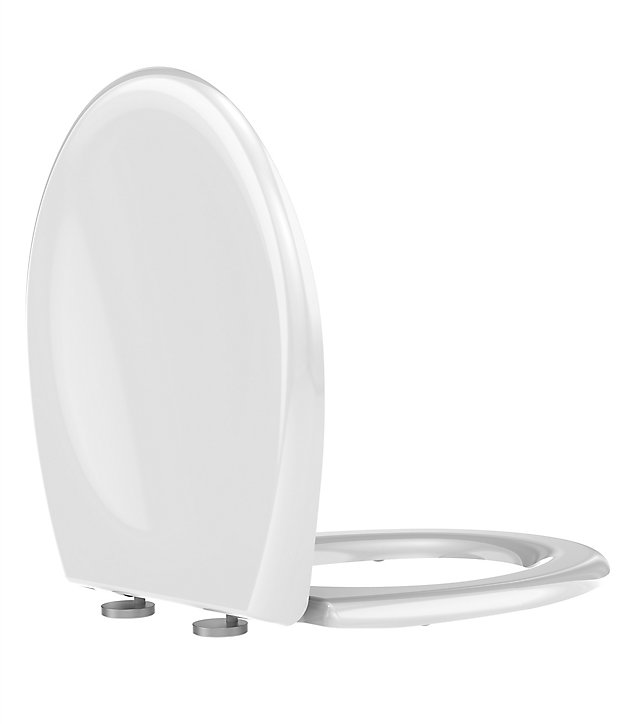 Abattant WC Allibert Lenti blanc avec frein de chute