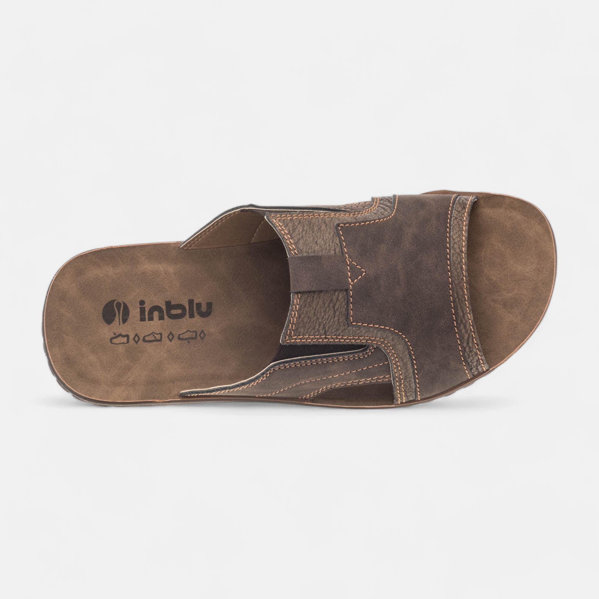 Mules Homme marron