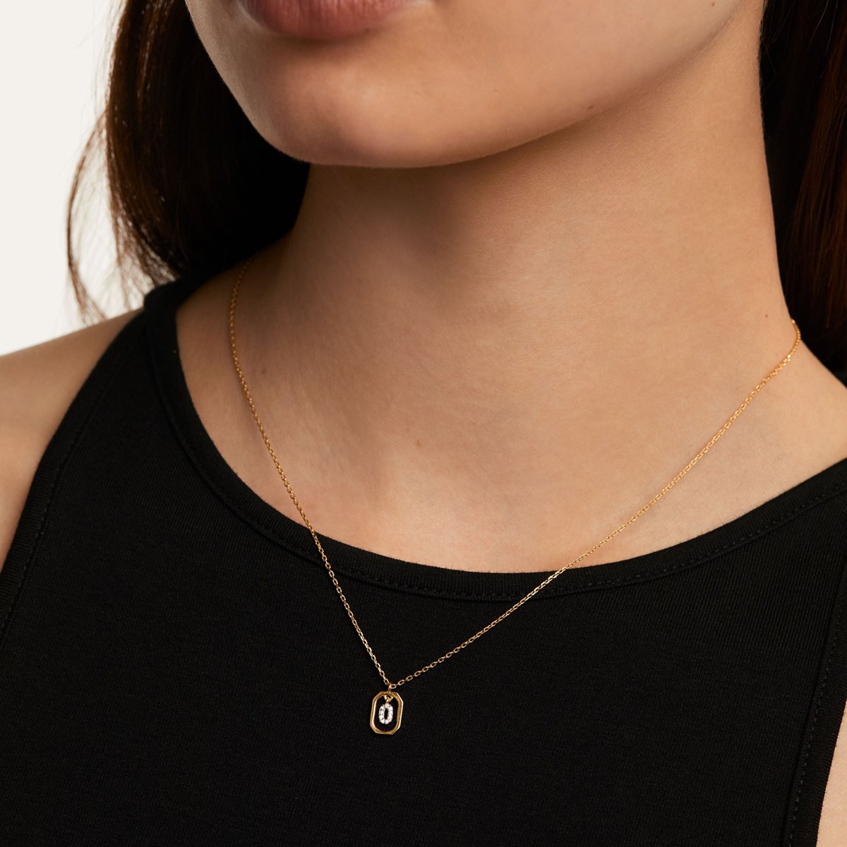 Collier Pdpaola Lettre O Mini doré