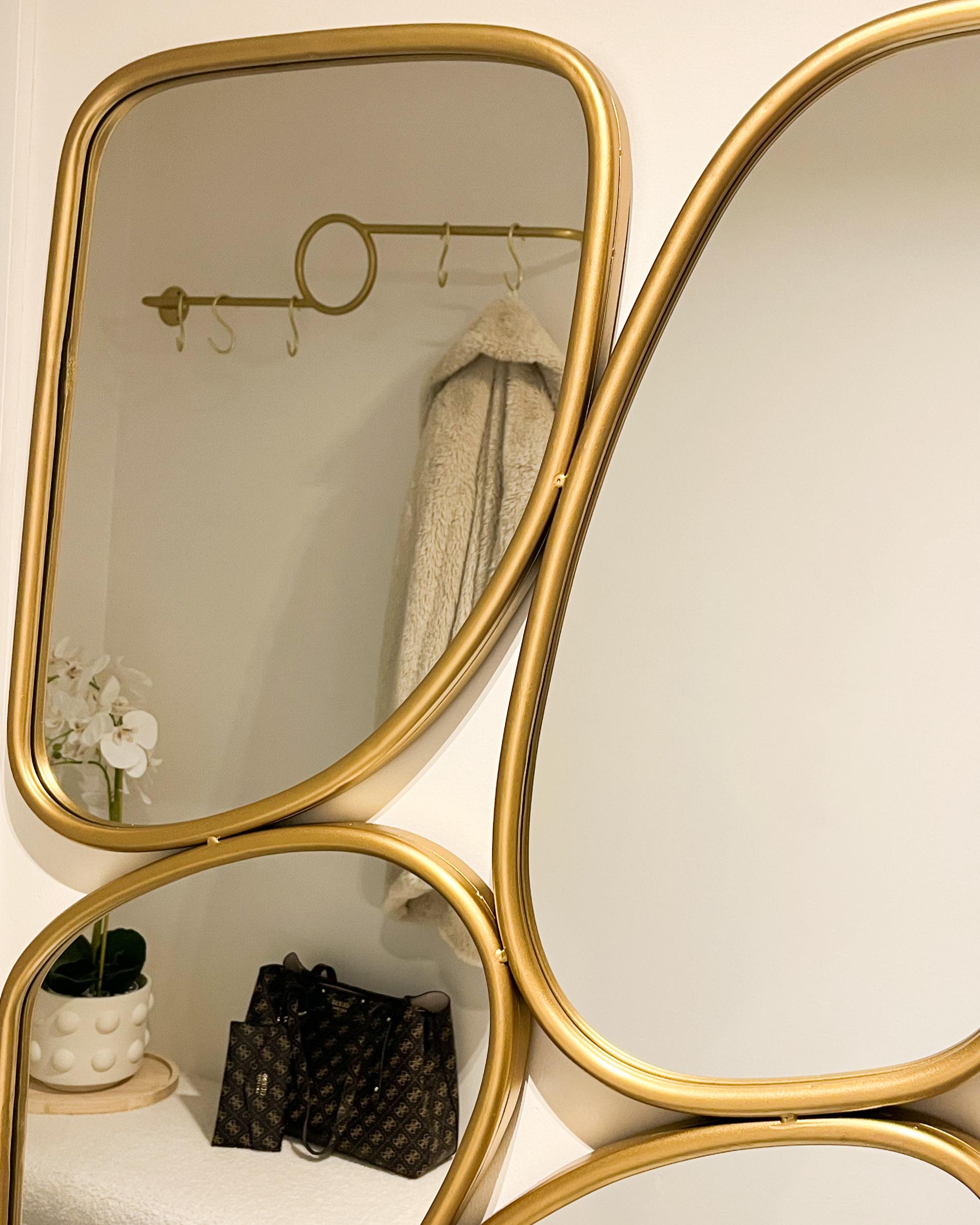 Wandspiegel DIANCEY 70 cm 100 cm Metaal Goud