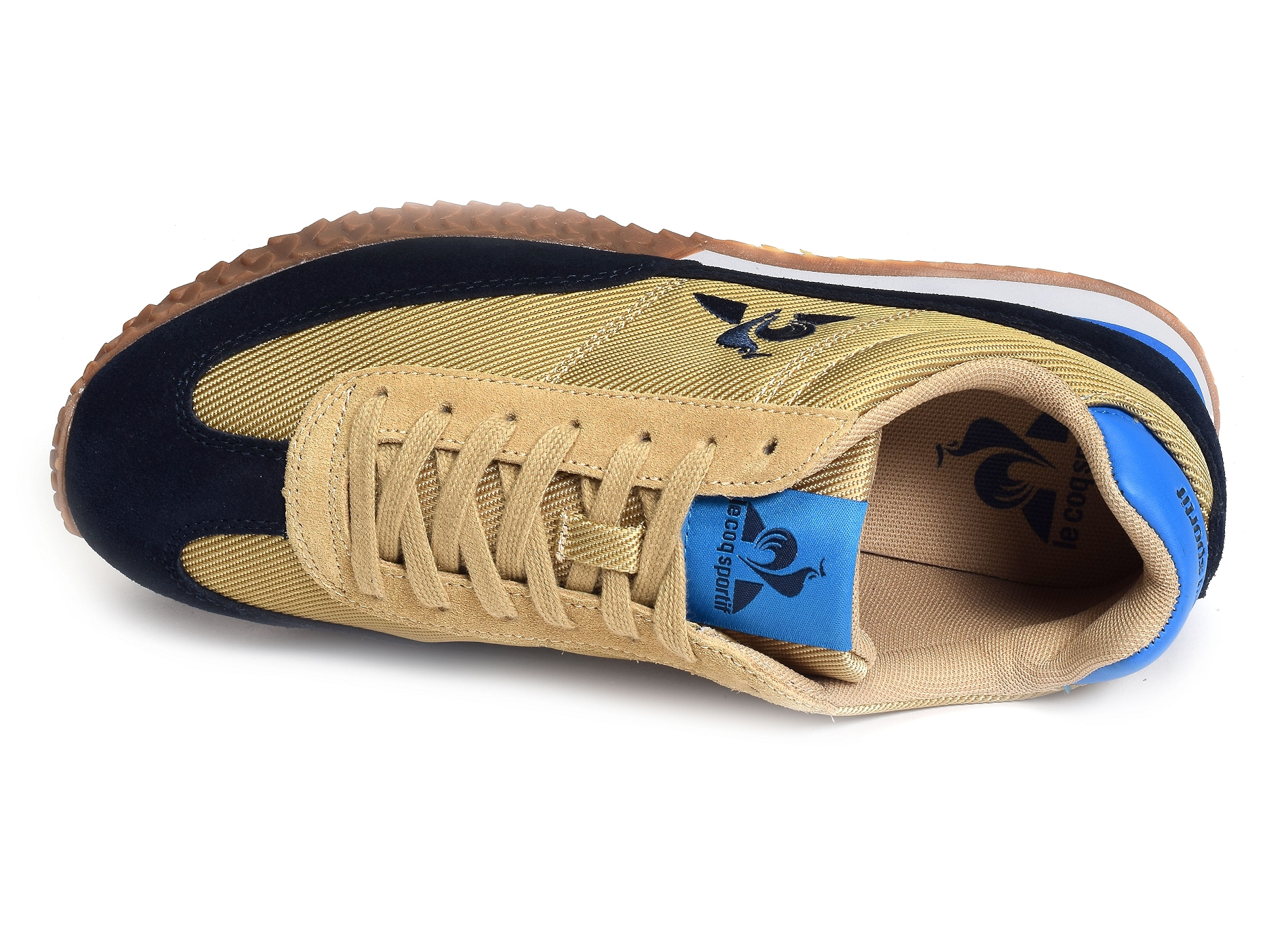 Veloce beige bleu