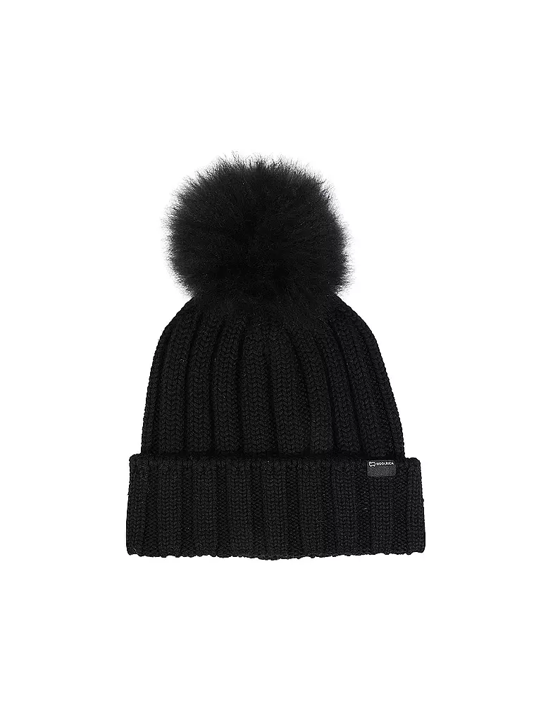 WOOLRICH Mütze - Haube schwarz