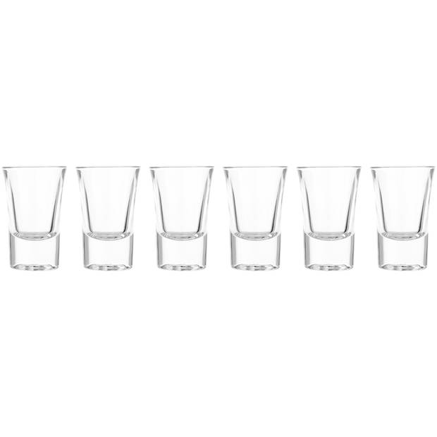 Blokker shotglazen S/6 3,5cl