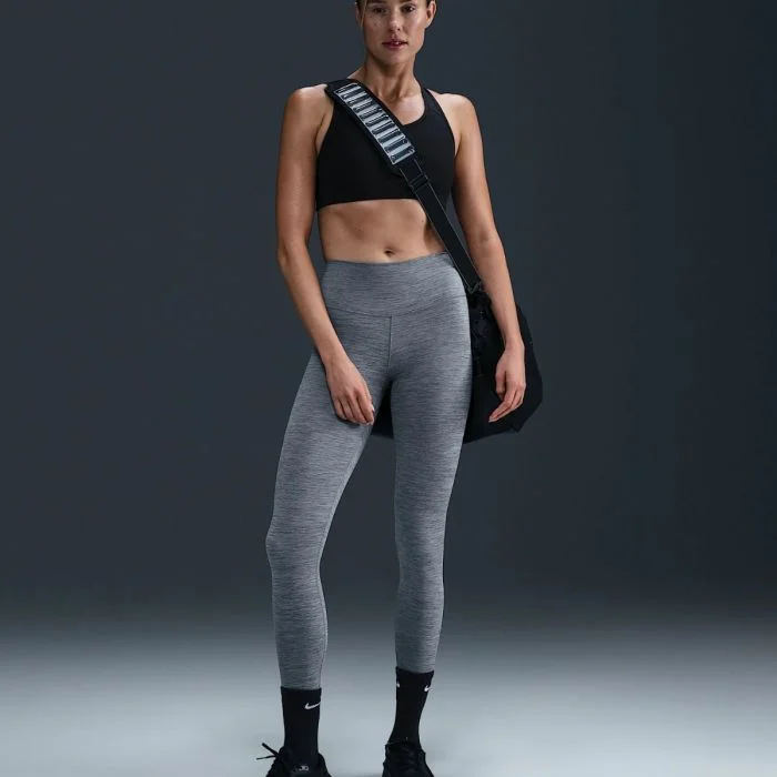 Nike Dame Lange tights Dri-FIT One High-Waisted Tights Grå