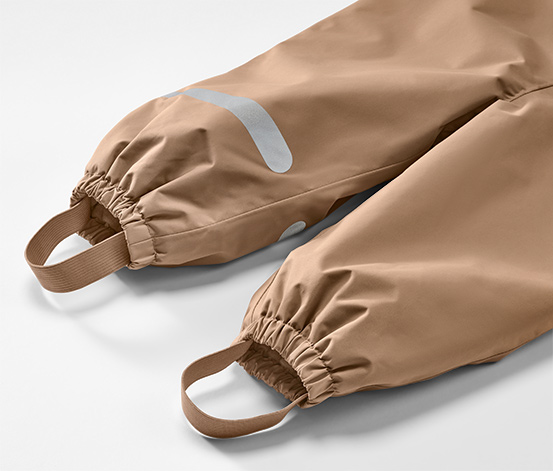 Kinder-Thermo-Regenhose, braun