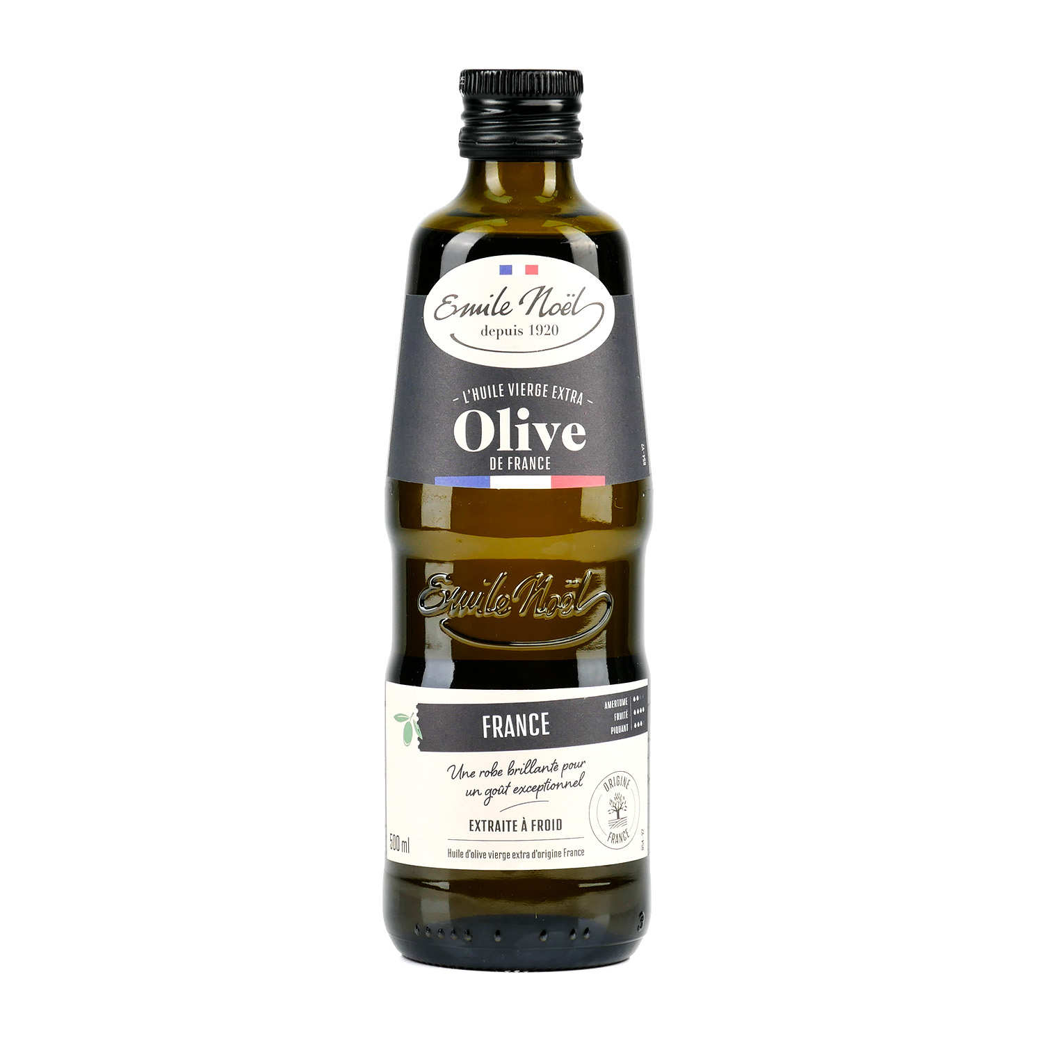 Huile d'olive vierge extra bio de France - Emile Noel
