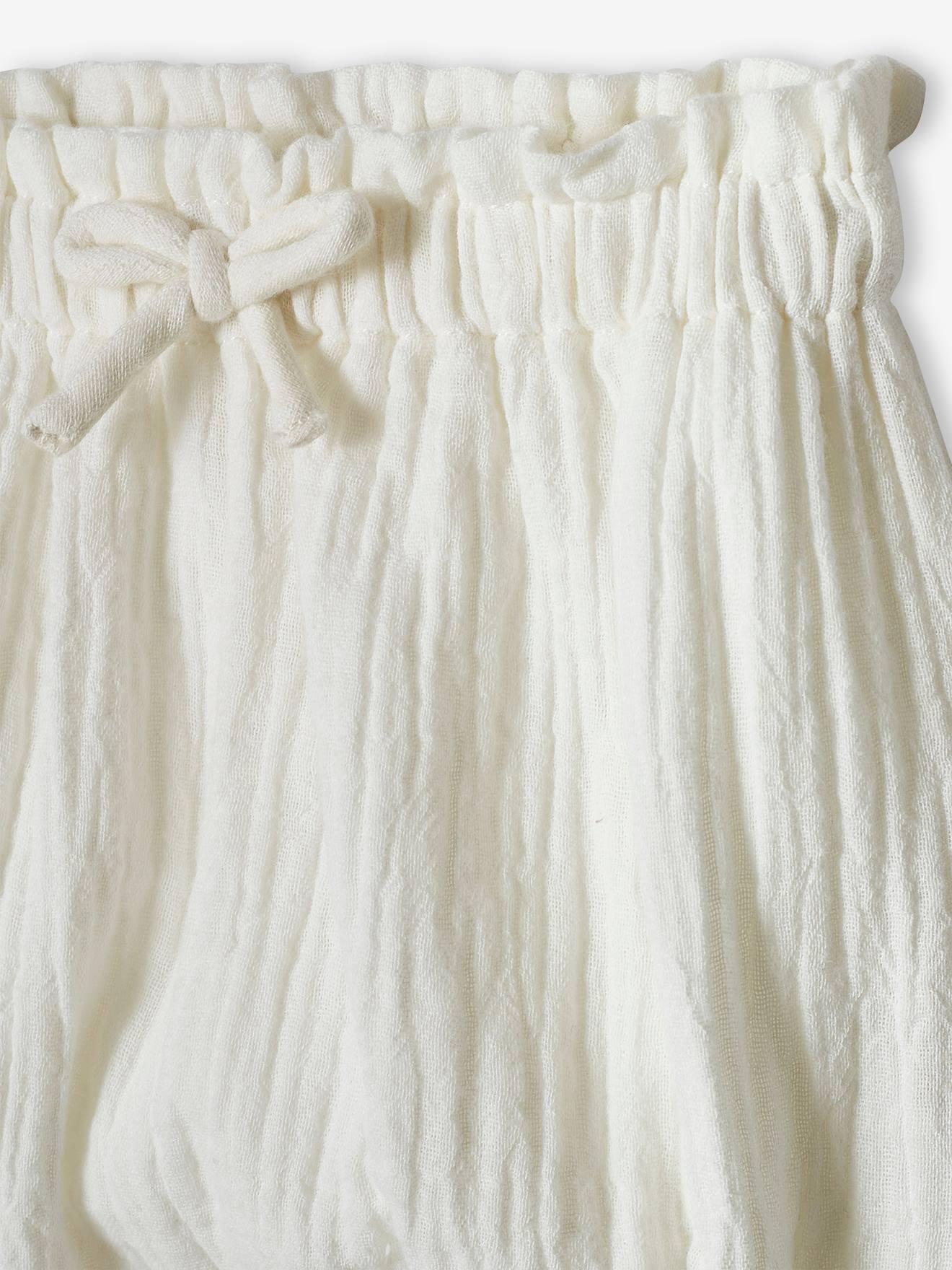 Lote com 2 calcinhas de chiffon de algodão coral para bebê
