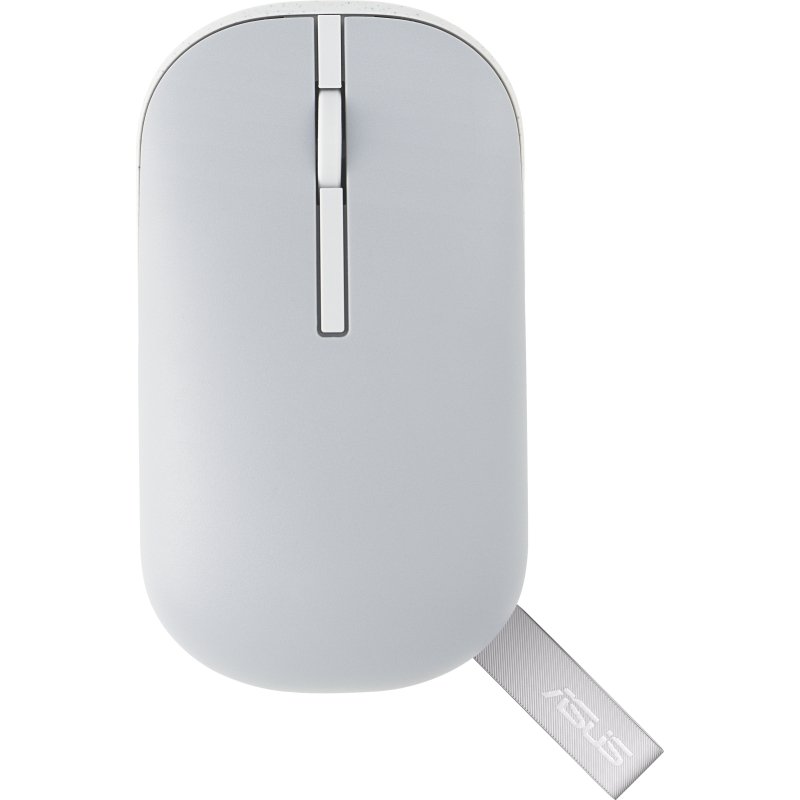 ASUS Marshmallow Mouse MD100 souris Bureau Ambidextre RF sans fil + Bluetooth Optique 1600 DPI