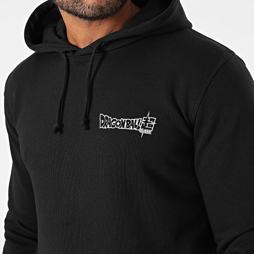 Sweat Capuche Back Goku Noir