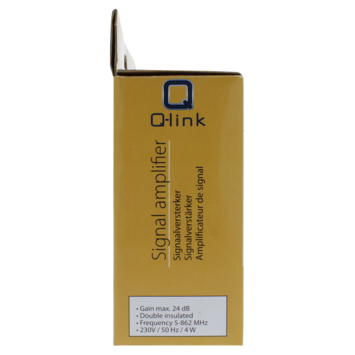 Q-Link signaalversterker 2 uit regelbaar wit