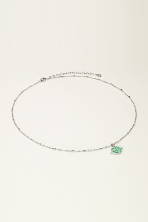 Candy ketting met groene très belle bedel