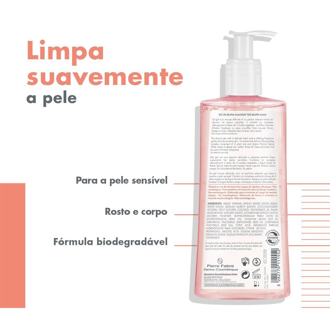 AVENE  Body Gel Duche e Champô - 500ml