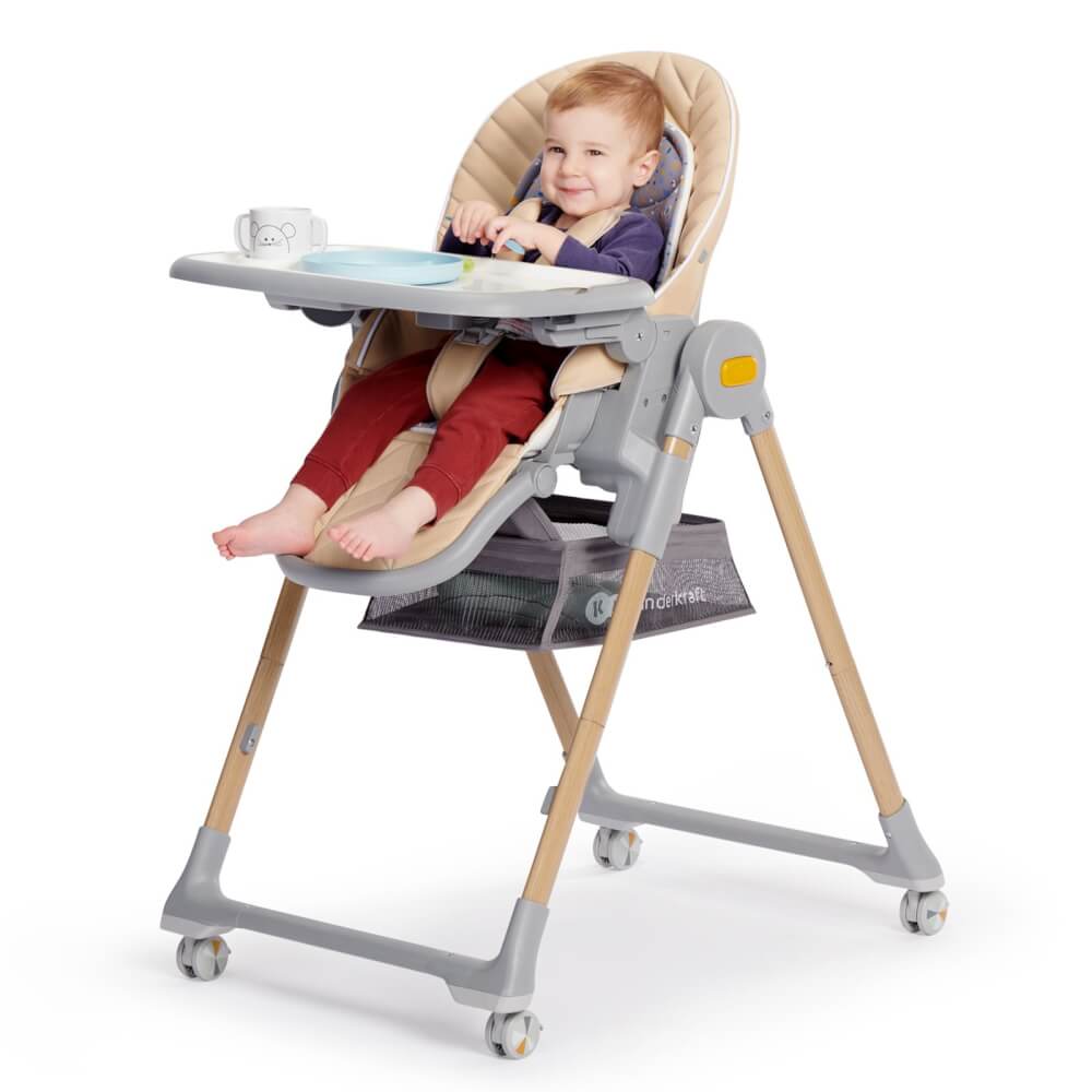 Kinderkraft Hochstuhl LASTREE grey