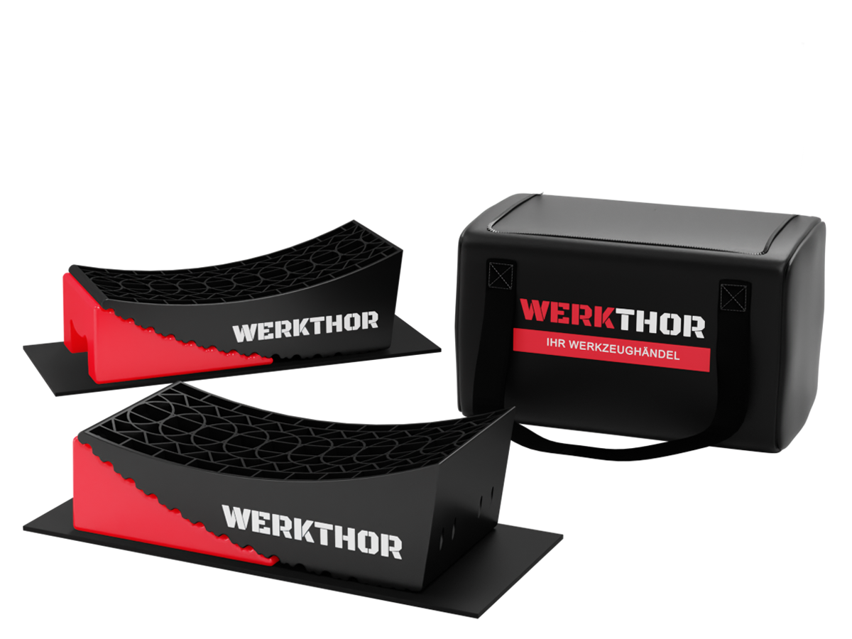 Werkthor camper wielkeggen met transporttas - Red