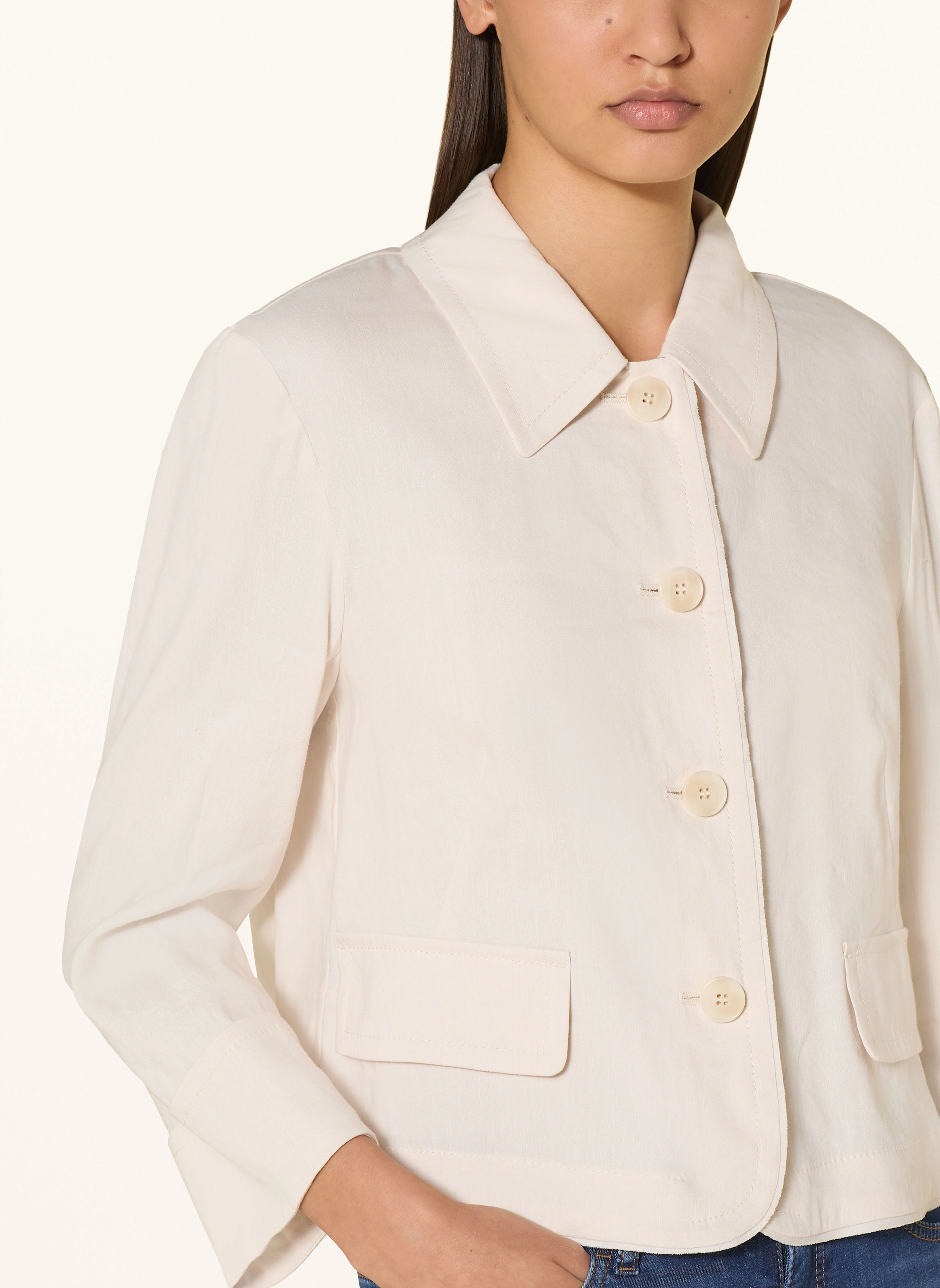 MARC CAIN Kastenjacke mit Leinen