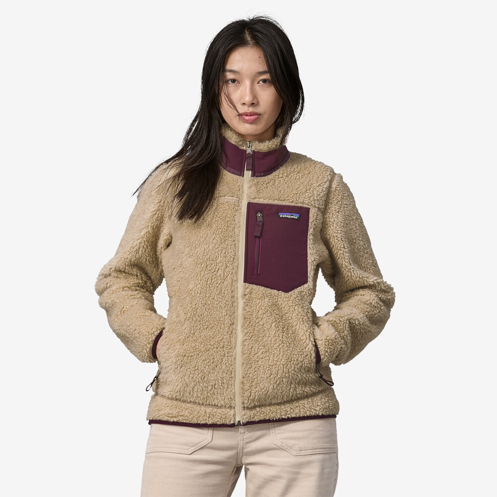 Klassische Retro-X Fleecejacke für Damen
