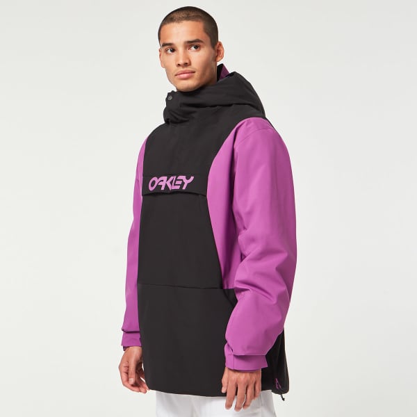 Veste de ski OAKLEY TNP TBT INSULATED ANORAK BLACKOUT/ULTRA PURPLE
