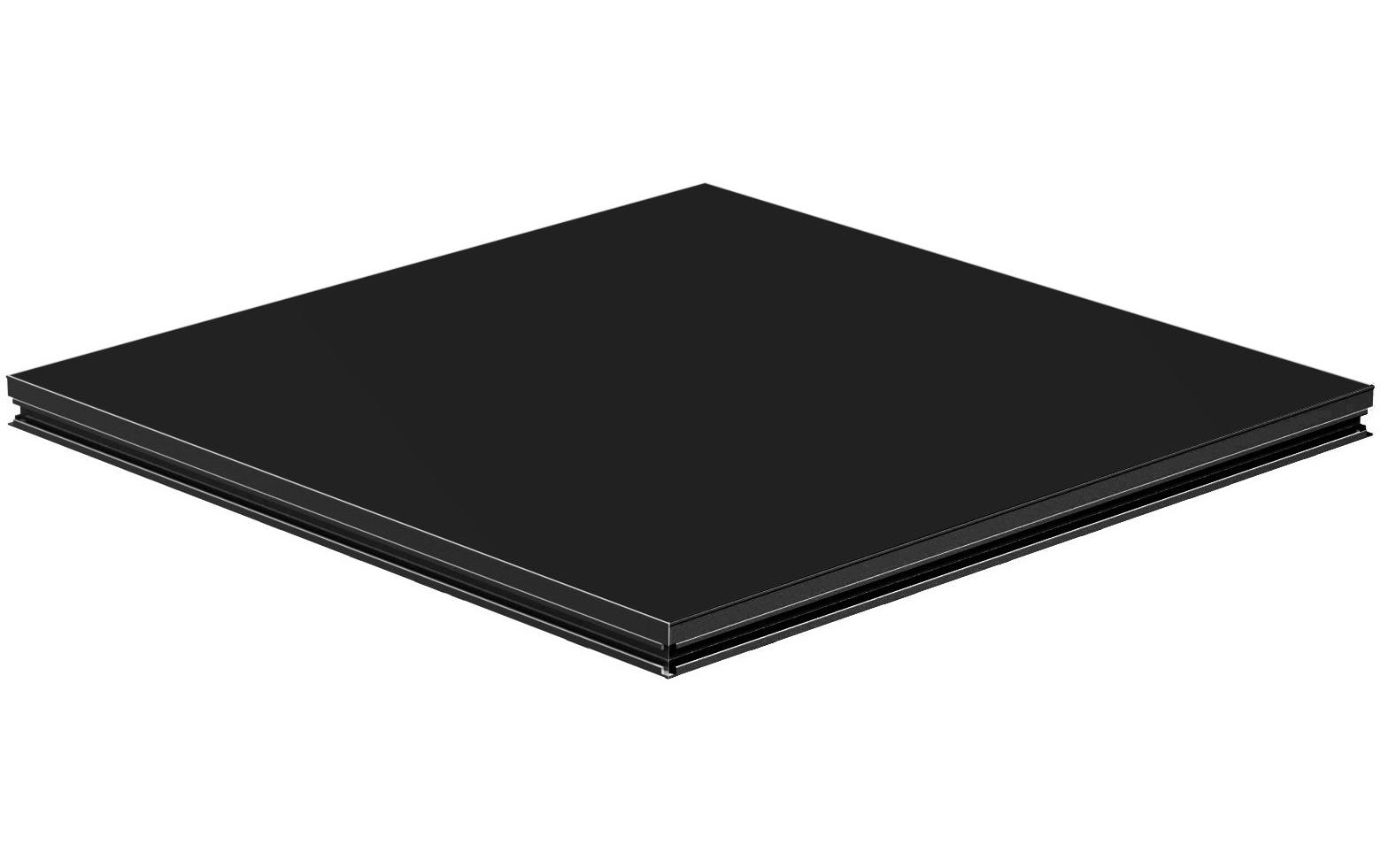 Spider Deck 750 100 x 100 cm Schwarz<br>Modulares Bühnenpodest