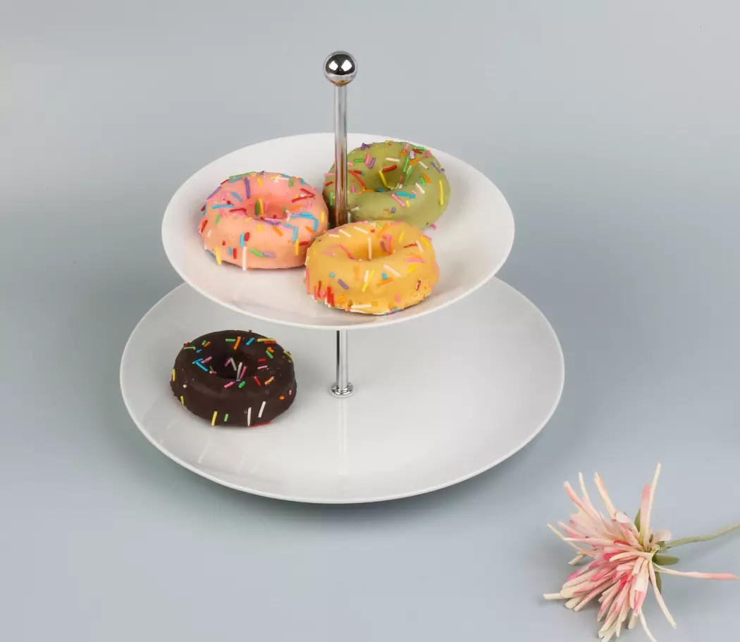 2-stöckige Etagere 25 cm